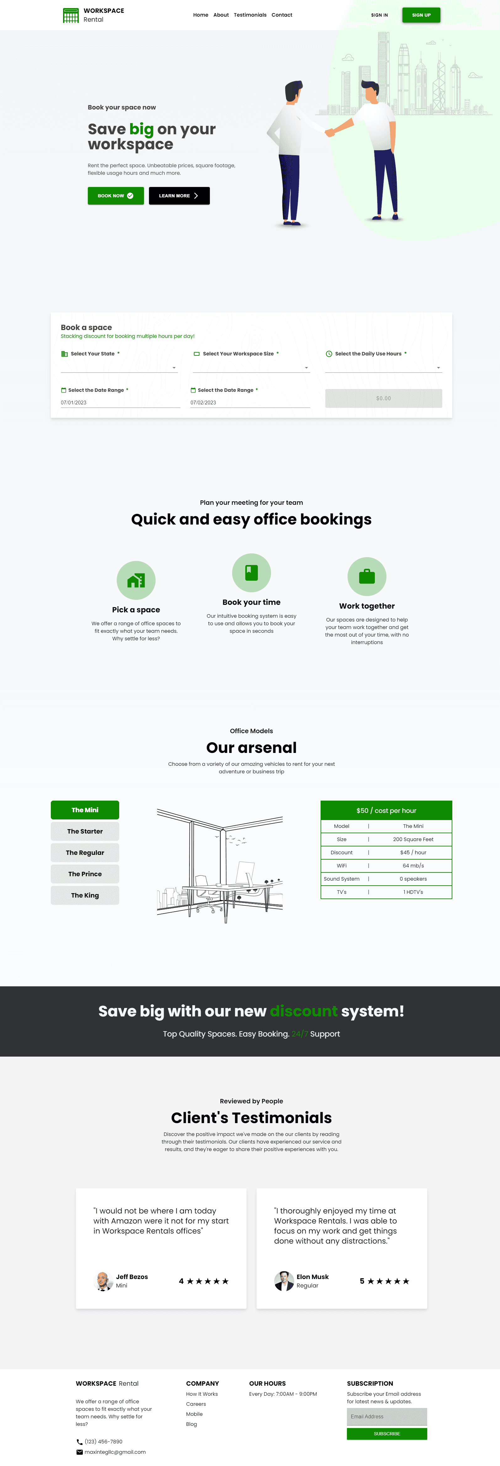 WORKSPACE RENTAL 🏢